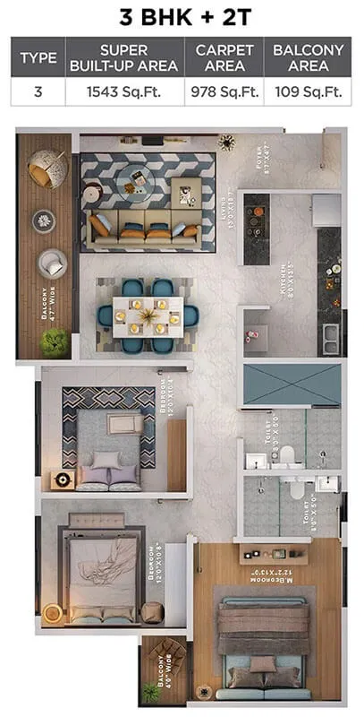 Sattva Lumina Floor Plan